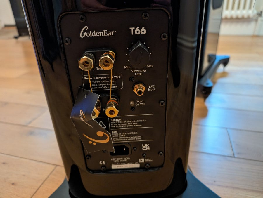 Ex Demo - GoldenEar Technology Triton 66 Loudspeakers (Pair) - Black - RRP £6,249