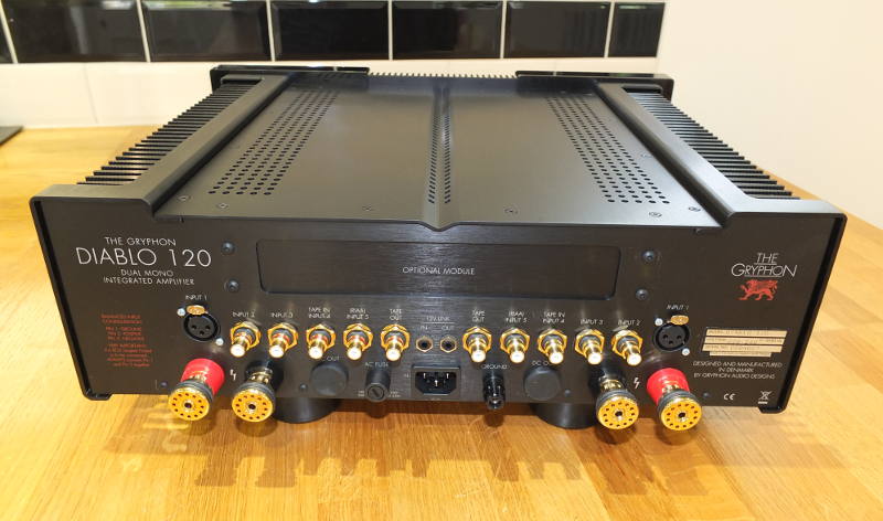Gryphon Diablo 120 Integrated Amplifier with Gryphon PS2 MM/MC Phono Module (Pre owned) Mint Condition